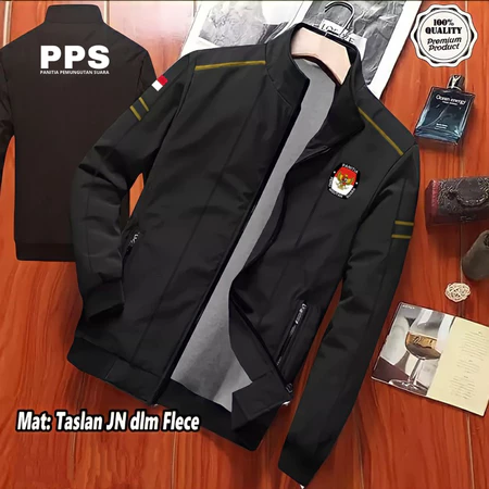 JAKET CUSTOM PPS (PANITIA PEMUNGUTAN SUARA) / FREE TAMBAH NAMA KOTA / KABUPATEN
